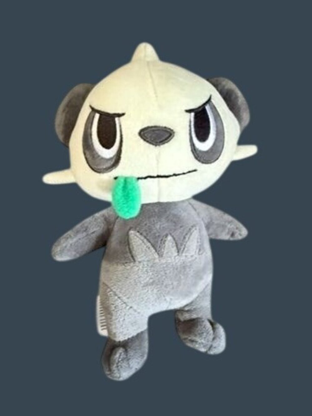 Pokemon Grookey Plush Toy Soft Stuffed Animal Gray & Cream 10" Collectible - Picture 2 of 3